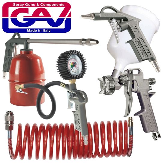 GAV Spray Gun Kit 5piece W/162a
